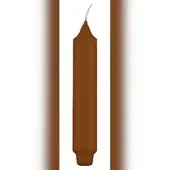 Kopschitz Kerzen Stabkerzen mit Zapfenfuß Haselnuss, 170 x Ø 30 mm, 12 Stück