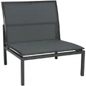 Stern Skelby Lounge-Mittelelement Aluminium