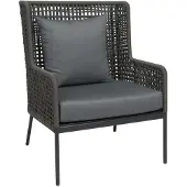 Stern Greta Loungesessel Aluminium