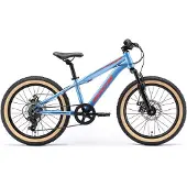 Bikestar Kinder Jugend Mountainbike 20 Zoll ab 6 - 7 Jahre | 7 Gang Hardtail MTB Scheibenbremse Federgabel | Blau