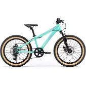 Bikestar Kinder Jugend Mountainbike 20 Zoll ab 6 - 7 Jahre | 7 Gang Hardtail MTB Scheibenbremse Federgabel | Mint