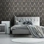 Wow Vliestapete "Metallisch Geometrisch" geprägt FSC zertifiziert, mit lebhaftem Druck, 10 Meter Länge