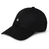 Element Fitted Cap "Icon Dad Twill", Herren, schwarz (flint schwarz), Obermaterial: 100% Baumwolle., Caps Fitted Cap