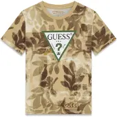 GUESS T-Shirt L6GI03 K8HM4 Khakifarben Regular Fit 122