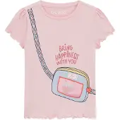 GUESS T-Shirt K6GI06 K6YW4 Rosa Regular Fit 92