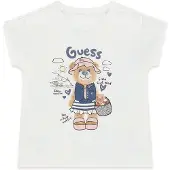 GUESS T-Shirt K6GI18 K6YW4 Weiß Regular Fit 74