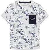 GUESS T-Shirt N6GI03 K8HM4 Weiß Regular Fit 92