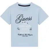 GUESS T-Shirt N6GI00 K8HM4 Himmelblau Regular Fit 110