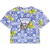 GUESS T-Shirt J6GI03 K6YW4 Blau Relaxed Fit 152