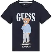 GUESS T-Shirt L6GI09 K8HM4 Dunkelblau Regular Fit 170