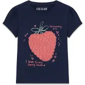 GUESS T-Shirt K6GI07 K6YW4 Dunkelblau Regular Fit 86