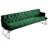 KAWOLA Esszimmerbank CHARME Velvet smaragd 166cm