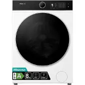 Hisense WF5I8043BWF, Frontlader, 8 kg, B, 72 dB, 1400 RPM, A
