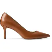 Ralph Lauren für Damen. 802P09031002 Lanette Lederschuhe braun (36.5), Beige, 3 bis 5 cm, Keine, Lässig