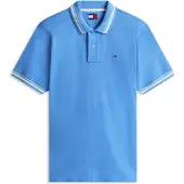 Tommy Hilfiger Tjm Regular Tipped Polo Blue Twilight Größe: M | Poloshirts Outlet | Herren | Blau