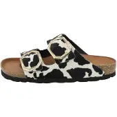 Rohde Slipper Alba 5637 Damen Black / White-Schuhgröße 42