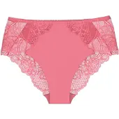 Triumph Maxislip "Wild Peony Florale" mit floraler Spitze, hoch tailliert