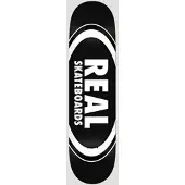 Real Team Classic Oval 8.25" Skateboard Deck black Gr. Uni