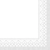 Mank Tissue Serviette Weiß, 20 x 20 cm, 300 Stück -