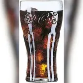 Luminarc 12x COCA-COLA Konturglas Inhalt 46 cl Füllstrich 0,4 ltr