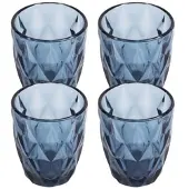 San Ignacio - Set mit 4 blauen Kristallgläsern (260 ml)