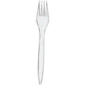 Daybays 2000 Stk. Plastikgabel Mehrweg 18 cm Plastik Transparent Spülmaschinenbeständig