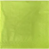 Papstar 15 X 20 Servietten, 3-lagig 1/4-Falz 33 cm x 33 cm limonengrün