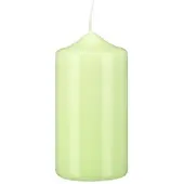 Kopschitz Kerzen Spitzkopf-Stumpenkerzen Kiwi 250 x Ø 60 mm, 8 Stück