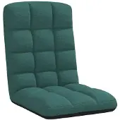 vidaXL Bodenstuhl Faltbar Dunkelgrün 71x51x62 cm Stoff