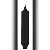 Kopschitz Kerzen Stabkerzen mit Zapfenfuß Schwarz, 170 x Ø 30 mm, 12 Stück