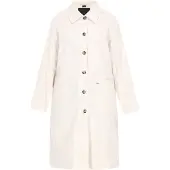 Dreimaster Women Coat in offwhite | Gr.: XXL