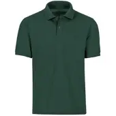 Trigema Poloshirt "Poloshirt DELUXE Piqué", Herren, Gr. XL, grün (tanne), 100% Baumwolle, Basic, Shirts Poloshirt