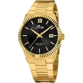 Lotus Herren Uhr Classic Elegant Edelstahl Armbanduhr gold UL18837/3