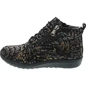Waldlaufer k-ira Stiefelette schwarz kombi. in Gr. 37.5