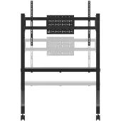 NeoMounts FL50-525BL1 TV-Trolley 55-86" - schnelle Installation - Schwarz, Flachbildschirm, Multimedia-Trolley, Stahl, 76 kg, 10 kg