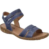 Josef seibel Damen Leder Riemchensandalen Sandaletten 79547-258 Rosalie 47, Größe:41 EU, Farbe:Blau