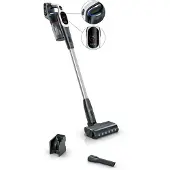 Bosch Akku-Staubsauger, Unlimited 9, Weiss BCS931WBA, Stabstaubsauger, Beutellos, Weiß, 0,4 l, Trocken, HEPA