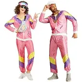 Buttinette Trainingsanzug "80er" unisex, rosa-color
