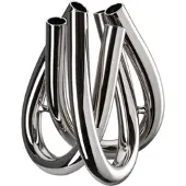 Rosenthal - Triu Vase H 22 cm, silber