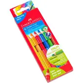 Faber-Castell Buntstifte - Jumbo Grip - Aquarell - 6 st. - Mul - - One Size - Buntstiftsets