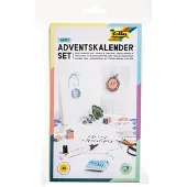 Folia Adventskalender "Papiertüten blanko" weiß