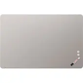 Legamaster Glasboard RC, mit 2 Magneten & 1 Glasboard Marker, B 1500 x T 4,4 x H 1000 mm, gehärtetes Sicherheitsglas, matt, warm grey
