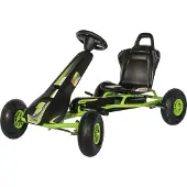 Ferbedo GoKart AR 8G, schwarz/grün, mit Luftbereifung