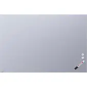 Legamaster Glasboard, mit 2 Magneten & 1 Glasboard Marker, B 1500 x T 4,4 x H 1000 mm, gehärtetes Sicherheitsglas, matt, chilly lake