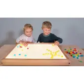 Betzold Leuchttisch 57x42 cm, Licht & Helligkeit einstellbar, für Kindergärten ab 3 Jahren