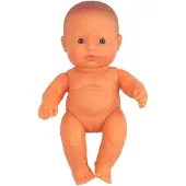 Miniland Babypuppe europäisches Mädchen 21cm - Lernspielzeug Puppe