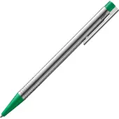 Lamy Kugelschreiber logo silber Schreibfarbe grün