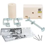 Kids At Work dekorationsset Kerzenhalter Junior 11 cm Holz braun