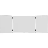Legamaster Klapptafel UNITE PLUS, magnetisch, 5 Schreibflächen, B 1200/2400 x T 13,4 x H 900 mm, emaillierter Keramikstahl, weiß