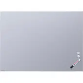 Legamaster Glasboard , mit 2 Magneten & 1 Glasboard Marker, B 1200 x T 4,4 x H 900 mm, gehärtetes Sicherheitsglas, matt, chilly lake